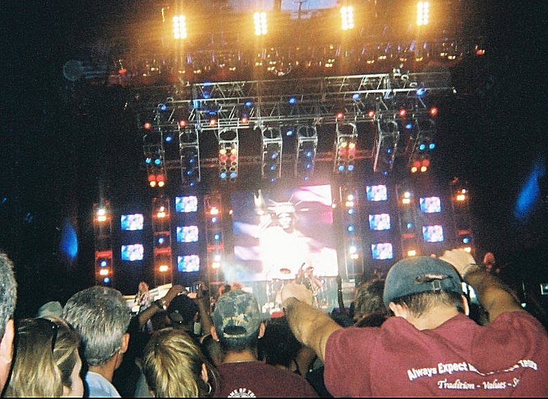 Image of Lynyrd Skynyrd rocking out at the Big State Festival in College Station, Texas, October 13, 2007.